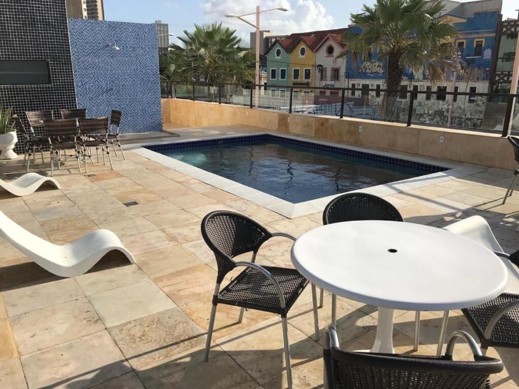 507 Lindo Flat Mobiliado Na Praia De Iracema Fortaleza  Kültér fotó